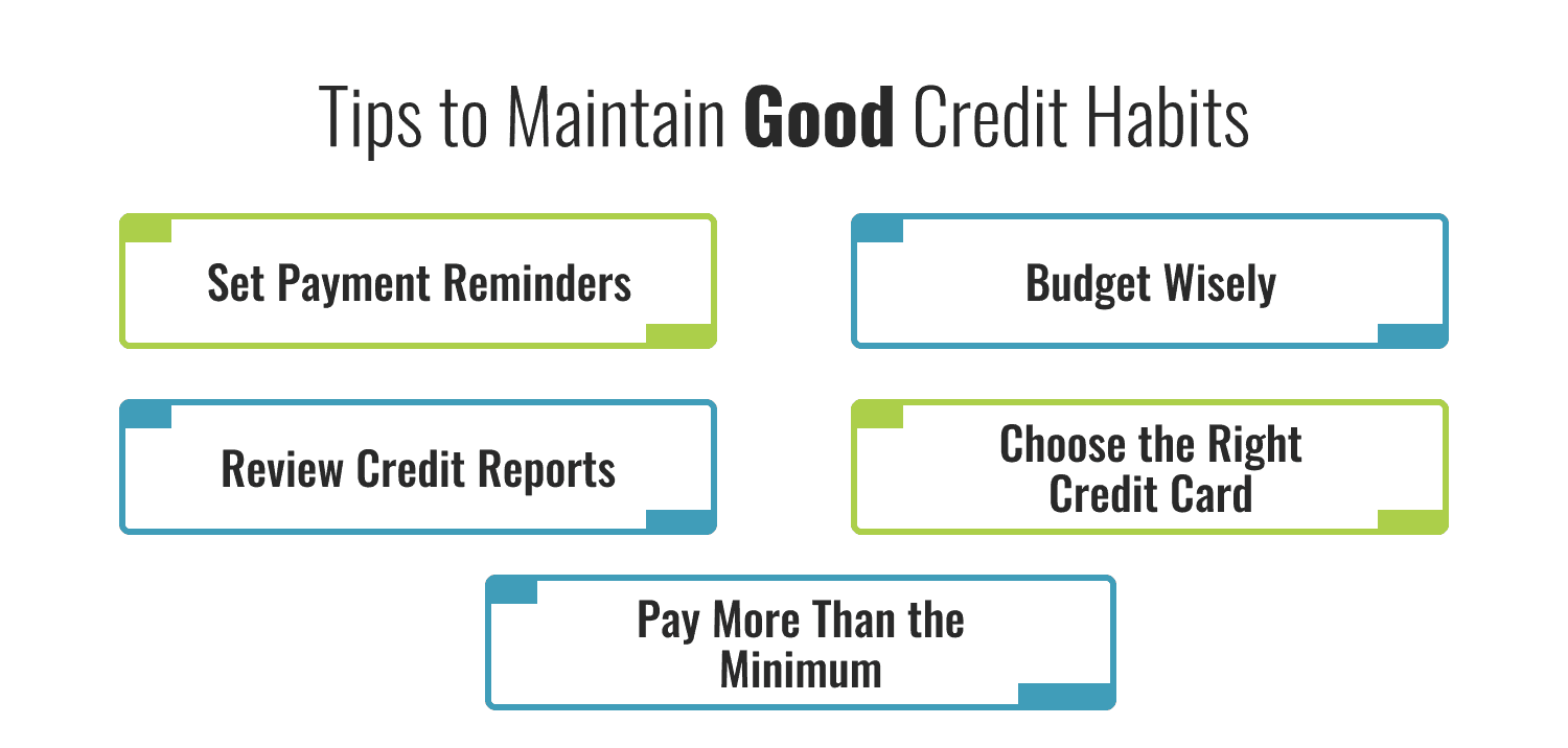 Tips to Maintain Good Credit Habits